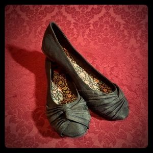 Black Silk Rocket Dog flats - NIB Marilyn Thai